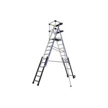 Teleskopische Podestleiter 8 bis 11 Stufen - Max. Arbeitshöhe 4.50m - 2272953