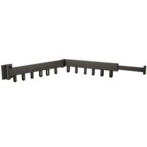 Teleskopischer ausziehbarer wandhalter 84 cm schwarz 88392485 88392485
