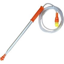 Teleskopstange Aus Edelstahl Für Elektrische Gartenspritzen. Robuste Und Einfach Zu Montierende Verlängerung Zum Besprühen Und Bewässern Von Pflanzen.