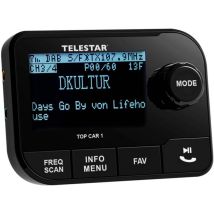 Telestar Top Car 1 Récepteur Dab+ Fonction Mains-libres, Support À Ventouse