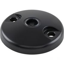 Fath - Teller ø 60mm mit Bohrung für Gelenkstellfuß Kugel 15 - Teller für Stellfuß - Maschinenfuß Tragkraft 3000kg, Zinkdruckguss schwarz - 10 Stück