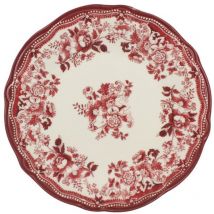 Teller Plate Faustine 26 Cm Aus Porzellan Rosa - Selef Nova Styl