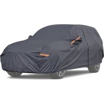 Lupexshop - Lupex Shop - Telo copriauto per suv impermeabile con zip e rifrangenti Tg. 5XL: 585x204x160cm