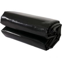 Copertura isotermica piscina telo PE 200 micron rettangolare 10x5m nero