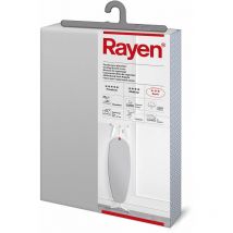 Copriasse da stiro 4 strati: schiuma, pile, 100% cotone e tessuto di alluminio Gamma premium 130 x 47 cm - Rayen