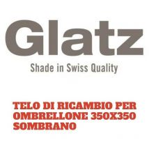 Telo di ricambio per ombrellone 350X350 sombrano bianco glatz