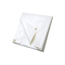 Telo in pvc 4x6 m Bianco Ultra