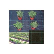 Telo in rafia per pacciamatura nero - mt.100x4,20h. 420 mq T-rex