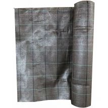 Almastore - Telo Pacciamatura Altezza 1,65x20 mt Nero Telo Professionale Anti Erbacce per Orto, Giardino, Stabilizzazione Raggi uv
