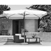 Telo per ombrellone da giardino in legno 3x4 mt, serie delux