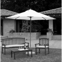 Telo per ombrellone da giardino in legno indonesiano 3 mt, serie extra