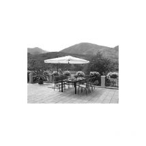 Telo per ombrellone rettangolare 3x2 mt - fusto antracite