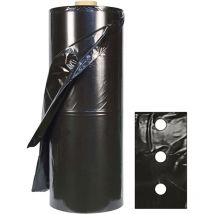 Telo per pacciamatura fori centrali 30 mt - dist.fori 20 cm (rotolo)