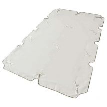 Telo di ricambio per dondolo da giardino 3 posti in poliestere idrorepellente 200x112x1h cm - Tan