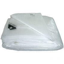 Telo Retinato Multiuso In Pvc Col. Bianco Mt. 4x5