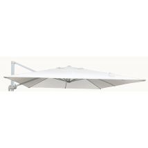 Telo Ricambio Per Ombrellone 3x4 A Base Decentrata - Copertura Superiore In Poliestere Colore Bianco
