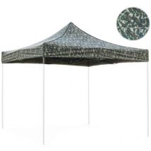 Telo tetto Mimetico militare 3X3 impermeabile per ricambio gazebo richiudibile