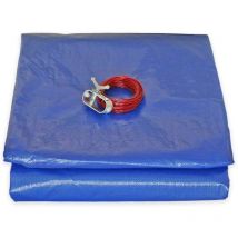 Telone Piscina rotonda diam. 3,60 m (con rete di drenaggio) – Copertura piscina – Telone impermeabile – Baches Piscina