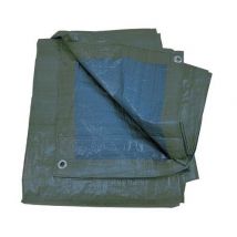 Telone Occhiellato Verde In Polietilene 80 Gr/Mq Mt. 3X2 Bordato e Rinforzato