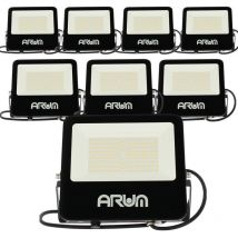 Arum Lighting - Conjunto de 8 focos led ara de 100 w y 11480 lúmenes, IP65, clase d Temperatura de color: Blanco frio 6000K