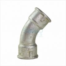 Temperguss Fitting Bogen Winkel Rohrbogen Rohrwinkel 1 1/2" 3/2" 45°