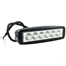 Tempo Di Saldi - 2 Fari Supplementari a Led 18W Luce Bianca Fredda 6 Led x Auto Moto Fuoristrada