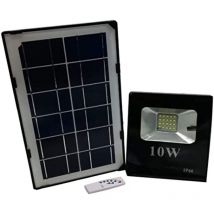 Faro 10W Con Pannello Solare Crepuscolare e Telecomando a Distanza - Tempo Di Saldi