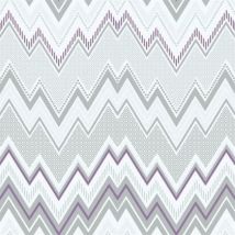 Tempo Zig-Zag Wallpaper Galerie Paste the Wall Purple Grey