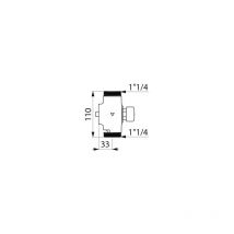 Delabie - Tempochasse M11/4 zeitgesteuerter Spülkasten für wc - 760000