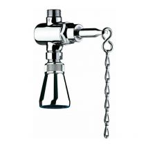Delabie - Pomme de douche à chaîne - Tempostop Débit 9 l/min à 3 bar