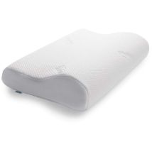 Original Cuscino Cervicale Basso, Cuscino Ergonomico Di Sostegno Al Collo Per Chi Dorme Sul Fianco E Sulla Schiena, Sensazione Rigido, L (50 X 31 X 