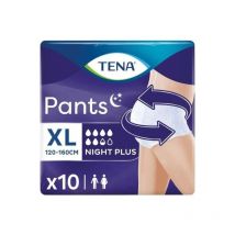 Pants assorbenti 10 pezzi night plus xl - Tena