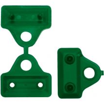 Tenax Clips Rete 5 Cm Verde, Scatola Da 500 Clips, Clips Per Il Fissaggio Di Reti Tessute Frangivista E Ombreggianti