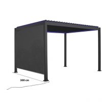 Habrita - Tenda a Caduta Laterale per Lato 3m Modello Pergola Compatibile per 3040 elec e per 3060 elec