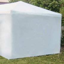 Lato della tenda muro bianco 2,9m x h 1,90m