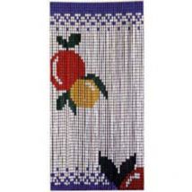 Tenda a piastrina 'frutta' - 36 strisce per 63 piastrine - CM.100X230H.