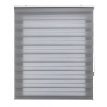 Tenda a Rullo bicolore notte e giorno Purline VELIRA110x180GRIS - 8x8x119 cm