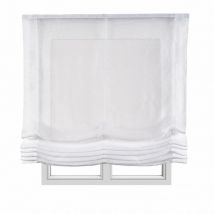 Estores plegables Estor Paqueto Sin Varillas para Ventanas - Bianco