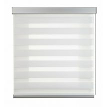 Tenda a rullo Notte e Giorno Alubox, tenda a rullo con finiture in alluminio premium, Bianco, 200 x 250 cm - Bianco