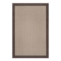 Tappeto Vinile Deblon in pvc Antiscivolo e Resistente, per interni ed esterni., Marrone scuro, 200 x 290cm - Marrone scuro