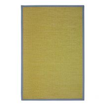 Tappeto Con Bordatura, Vinile Deblon in pvc Antiscivolo e Resistente., Verde, 60 x 90cm - Verde