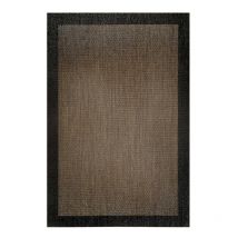 Tappeto Vinile Deblon in pvc Antiscivolo e Resistente, per interni ed esterni., Bronzo-Nero, 60 x 200cm - Bronzo-Nero