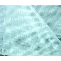 Telo tenda pe retinato trasparente con occhioli - cm.600x400