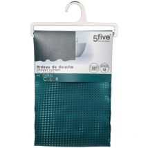 Tenda da doccia modern color blu petrolio 180x200cm - 5five