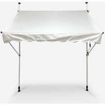 Tenda da sole a caduta 200x200 per esterno balcone terrazzo Somber l Colore: Bianco