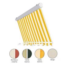 Tenda da sole da balcone San Giorgio - 250x250 cm Bordeaux-Crema