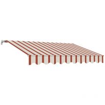 Tenda da Sole 400x300 a Barra Quadra 4x3 Riga Rossa Eco