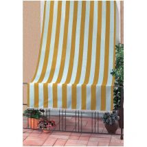 Tenda da sole antimosche 140xh300 cm in poliestere - bianco/giallo