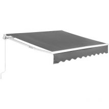 Tenda da sole - Per balcone, terrazza - Manuale - 200 x 250 cm - Resistente ai