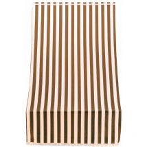 Tenda da Sole per Sormonto 1,4x3m in Poliestere con Anelli Ranieri Riga Marrone